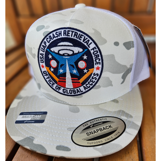 Picture of UFO Hat, UAP Crash Retrieval Force, UFO Baseball Cap, UFO Trucker Cap