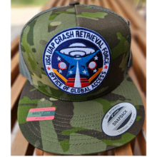 Picture of UFO Hat, UAP Crash Retrieval Force, UFO Baseball Cap, UFO Trucker Cap