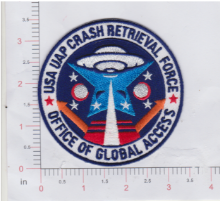 Picture of UFO Patch, UAP Crash Retrieval Force